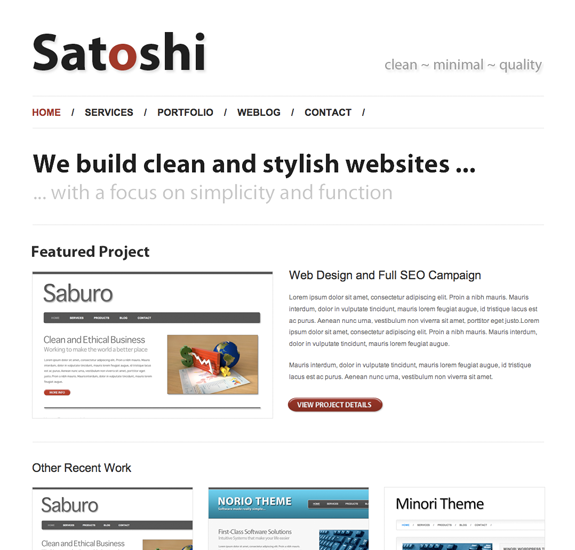 satoshi wp template