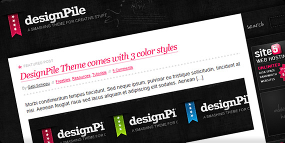 Design Pile wp Template