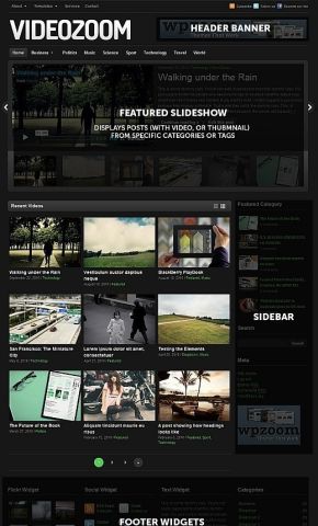 video zoom wordpress theme