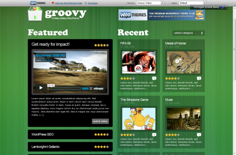 groovy wp video wordpress theme