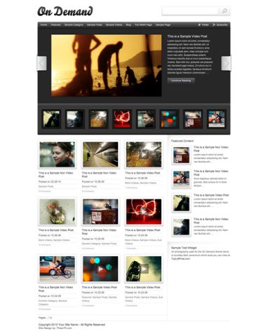 On Demand WP Theme