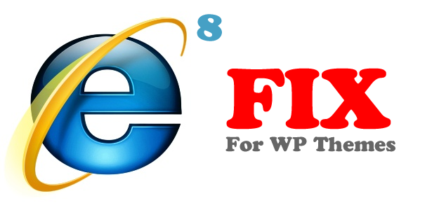 IE8 fix for WordPress theme header